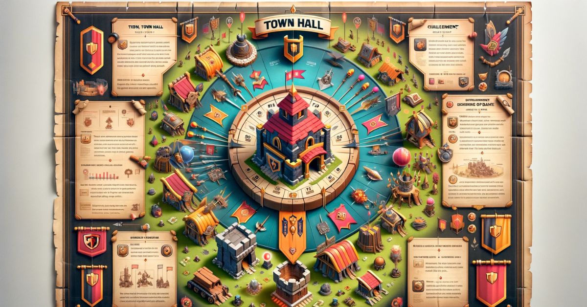 clash of clans how many town halls