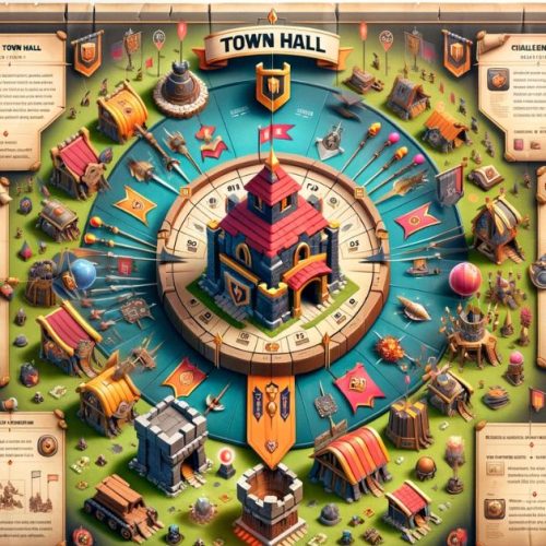 How many town halls are there in Clash of Clans?